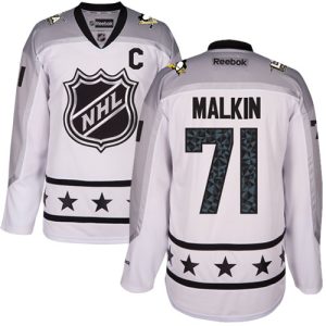 NHL Pittsburgh Penguins Trikot #71 Evgeni Malkin Authentic Weiß Reebok Metropolitan Division 2017 All-Star